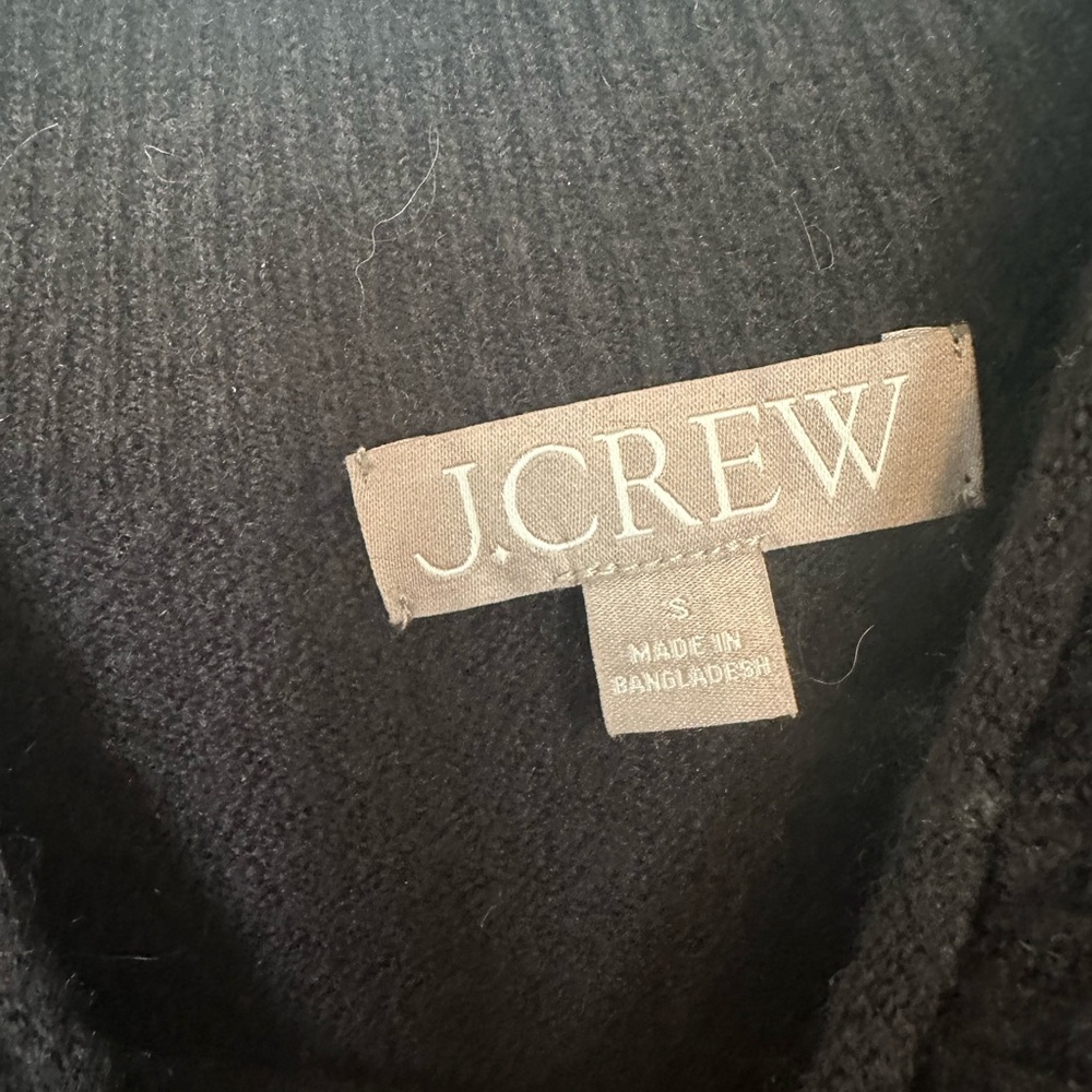 J Crew classic, black roll neck sweater. Women's S. - Picture 2 of 3